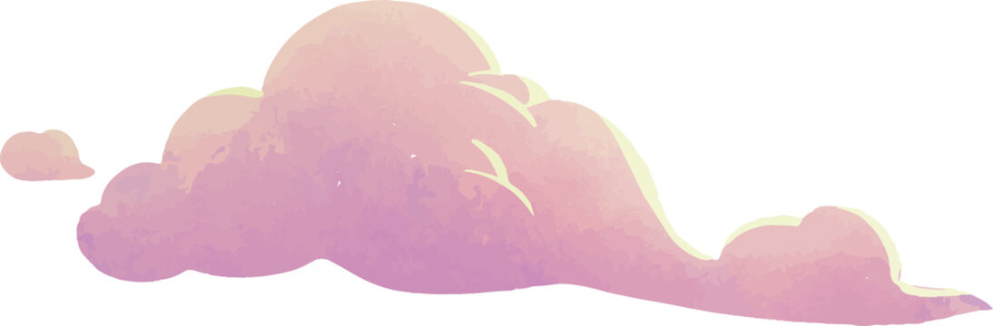 vector illustration of a cloud