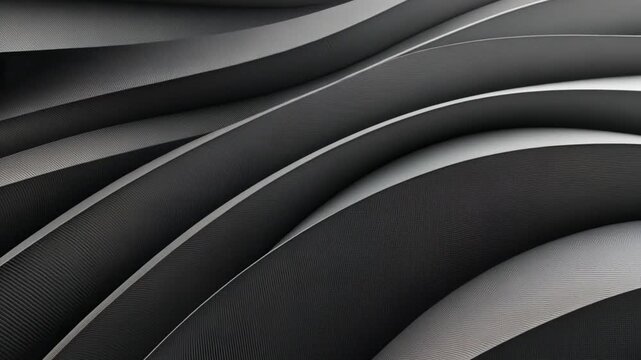 Elegant Curved Lines in Soft Gray Tones for Modern Background