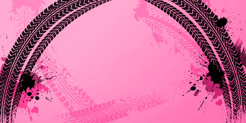 Abstract grunge floral vintage purple pink lace vector background illustration design © RD Visuals