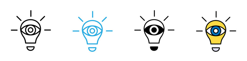 vision multi - style icon design concept © okta