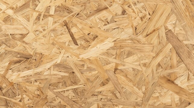 High resolution texture of brown OSB oriented strand board wood