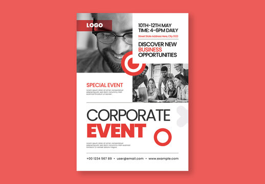 Corporate Business Event Flyer Template