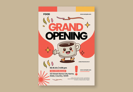 Grand Opening Event Flyer Template