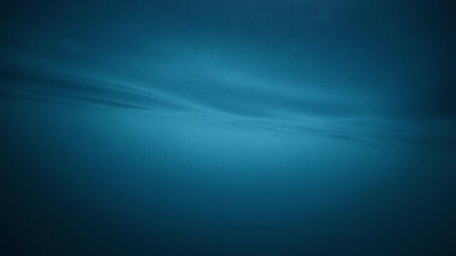 Abstract underwater Arctic ocean with soft blue light and calm water currents, peaceful serenity