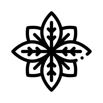basil line icon