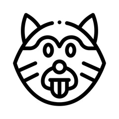 husky line icon © notivestudios