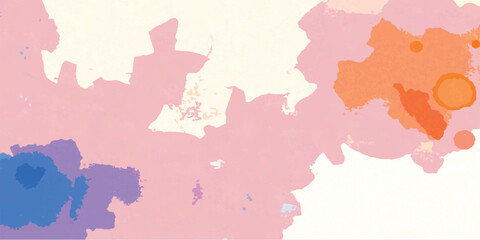 Abstract watercolor world map vector illustration showing continents, countries, borders and geography of Europe, Asia and other nations © Khalil