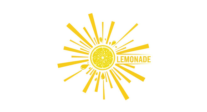 Fresh Lemonade Burst Logo Design