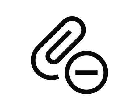 Remove attachment icon