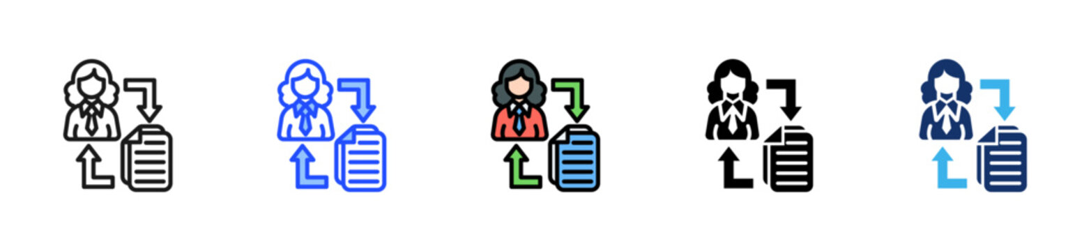 Change Request Flat Icon Style