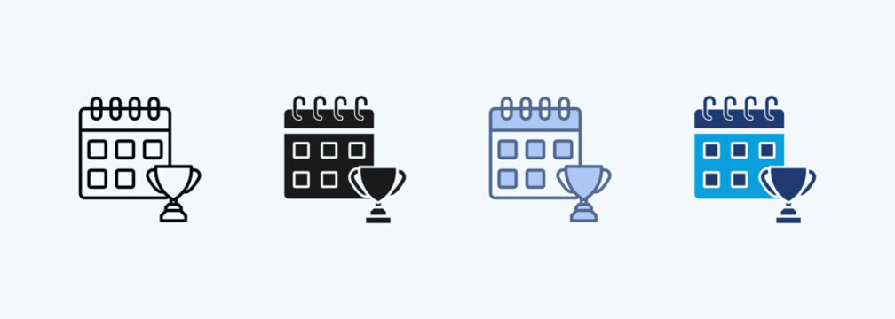 Schedule multiple style icon collection