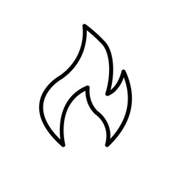 Fototapeta premium Fire element icon