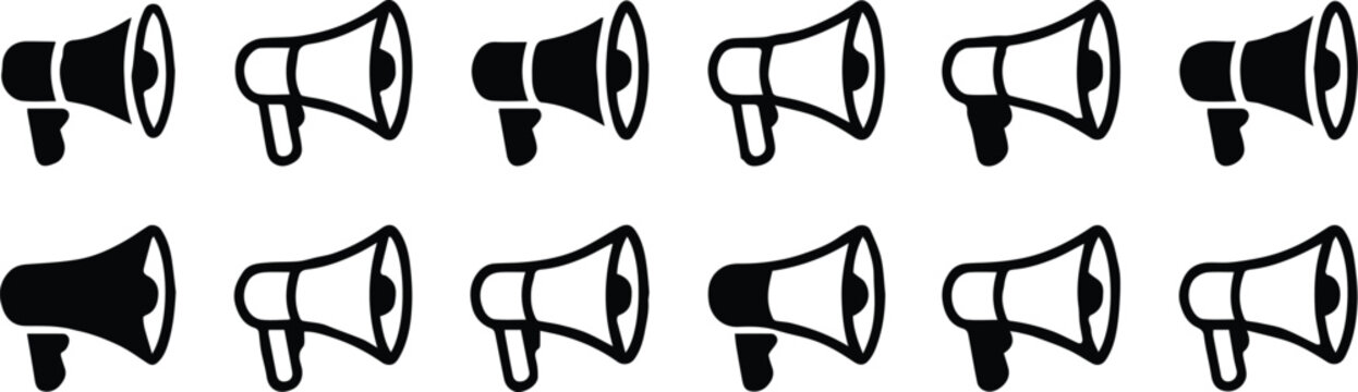 trombone hand drawn icon set with repeating musical instruments and sketched contour lines