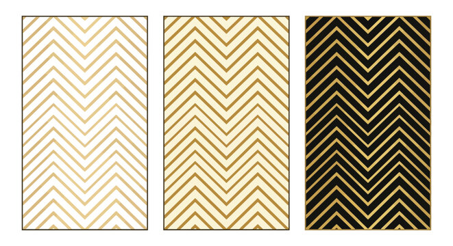 Chevron pattern with varying backgrounds vector illustration