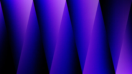 triangle purple with upside down position with twist effects. Modern gradient background and wallpaper with grain texture. © tsu