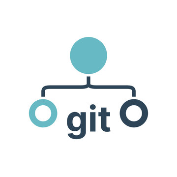 Git version control network icon