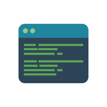 Clean terminal coding screen