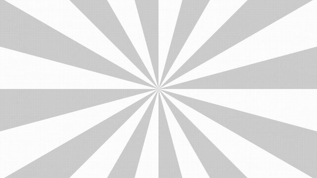 Comic book style manga sunburst radial rays pop art background loop.