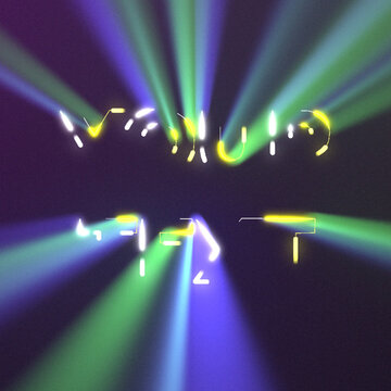 Square Glowing Light Rays Text Intro for Impactful Social Media Ads