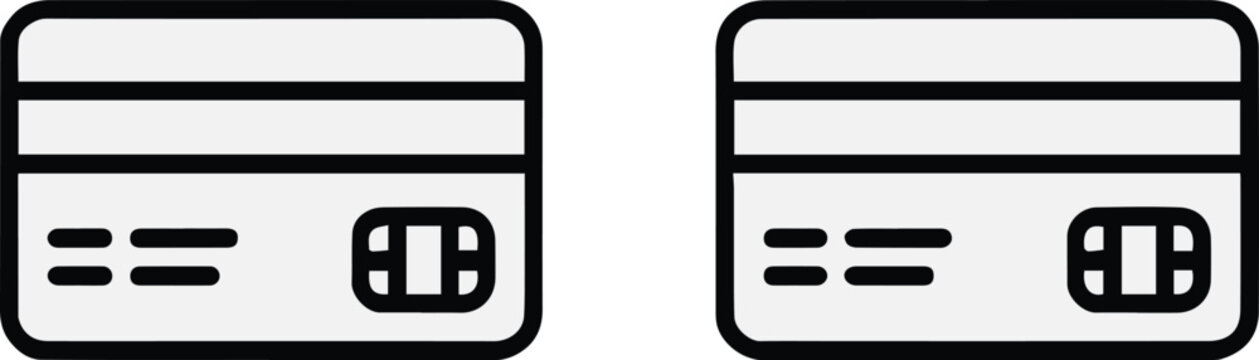 badge ticket icon set with storefront windows and retro payment ui symbols