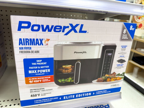 PowerXL Airmax Air Fryer Box On Store Shelf