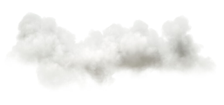 Heavenly calmness smooth cloud cutout transparent backgrounds 3d illustrations png