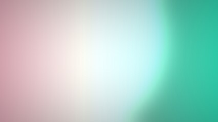 Obraz premium Soft Gradient Abstract Background with Pink White and Green Hues.