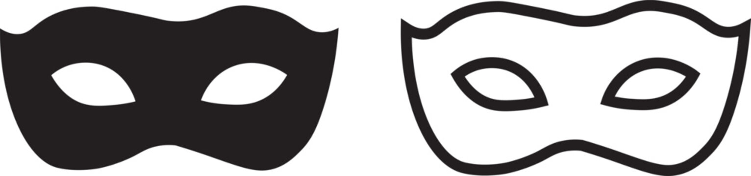 Printraditional, festival


Two contrasting masquerade masks with different eye designs