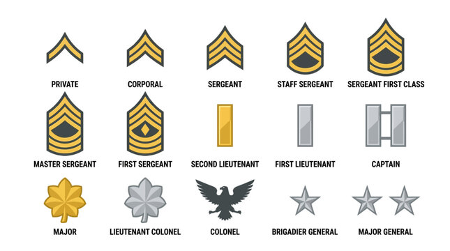 Military Rank Insignia: Army Badges and Grade Symbols