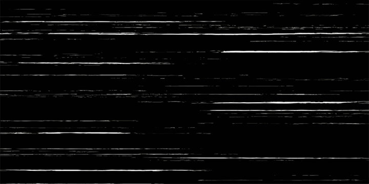 Static glitch effect on a dark background, resembling interference on an old television screen or corrupted data, creating a distressed and abstract visual.