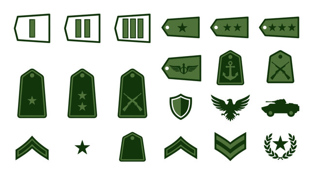 Military Insignia Collection: Ranks, Emblems, and Badges