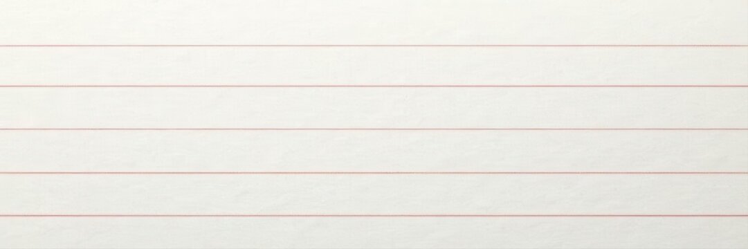 Blank lined notebook paper texture; close-up view , note, learning