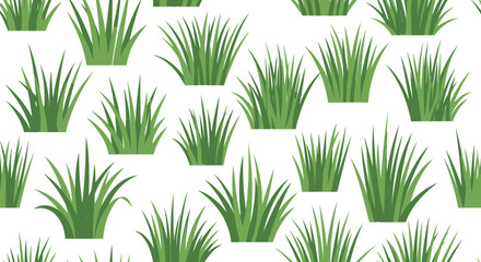 Green Grass Clumps Pattern © Ahmad