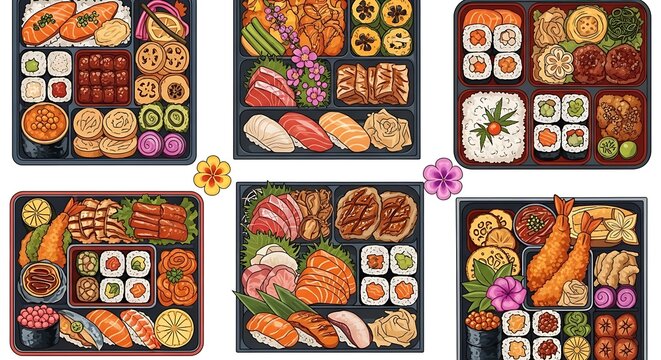 Assortment of colorful decorated gingerbread cookies.