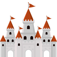 Fototapeta premium Medieval Castle Vector