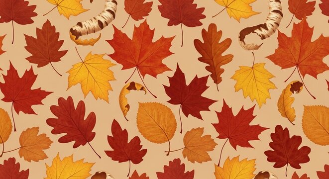 Autumn leaves background