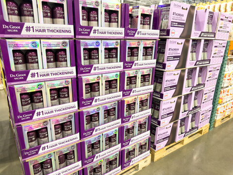 Dr Groot Hair Thickening Shampoo Display At Costco