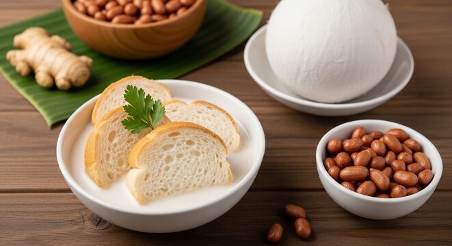 Breakfast food arrangement