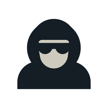 Hacker Silhouette Icon