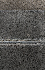Fototapeta premium Concrete block wall surface with mortar joints for construction work.