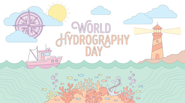 World Hydrography Day Illustration
