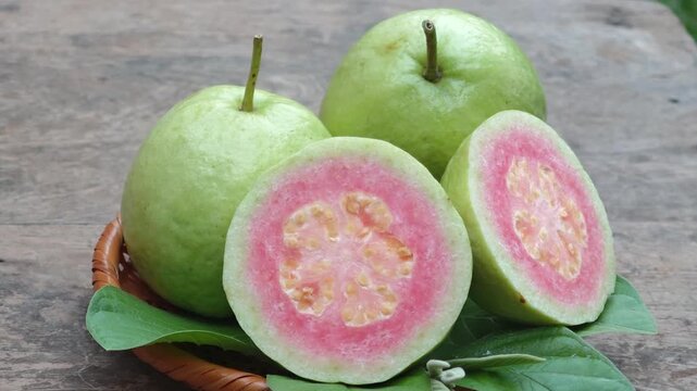 Guava with pink inside