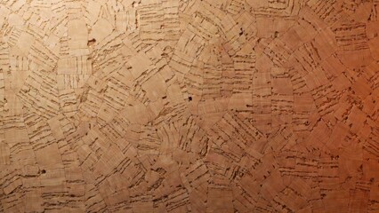 Fototapeta premium Close-up texture of natural cracked earth surface with warm beige tones and organic patterns
