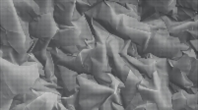 Gray crumpled paper texture fills the entire view with transparent background