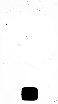 Black and White Frame Background with Overlay Dust, And Glare
