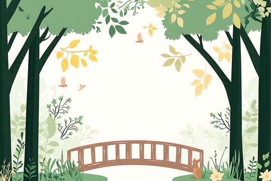 Serene forest pathway