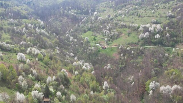 Spring in the village of Kovačići near Novi Travnik in Central Bosnia
