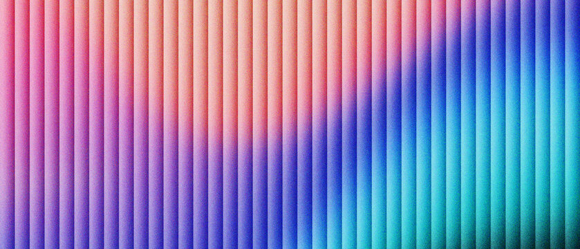 Vibrant gradient vertical lines background, colorful abstract stripes with neon pink and blue lighting, modern geometric pattern for digital wallpaper, futuristic texture for tech backdrop.