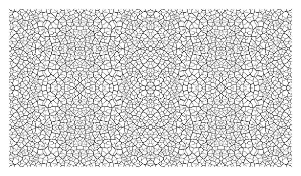Cracked earth texture pattern with fine irregular lines in a minimalist style