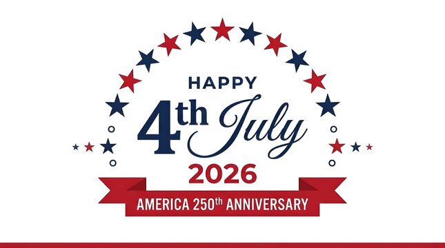 Happy 4th july 2026 america 250th anniversary